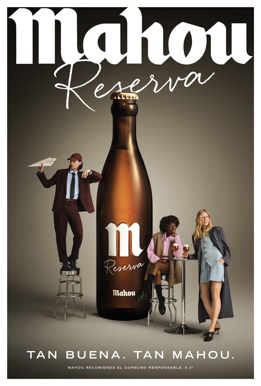 Aline for new MAHOU campaign